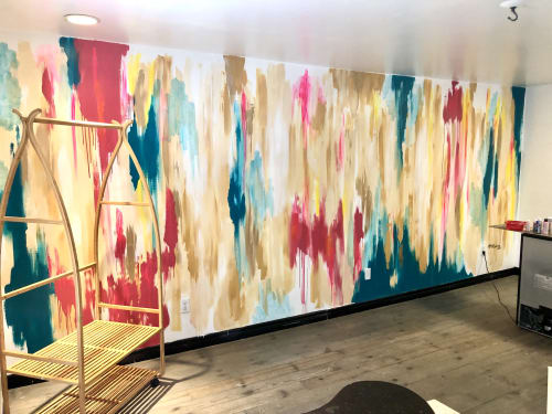 Hello Bonjour Cafe - Local Love Focal Wall Mural | Murals by Alana McCarthy Creative | HelloBonjour in Prince Edward
