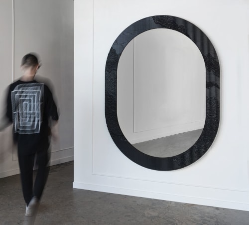 Shale Mirrors | Decorative Objects by Simon Johns | Piers 92/94 in New York
