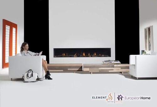 Modore 240 Gas Fireplace | Interior Design by European Home