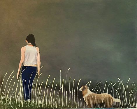 Jeremy's Sister - Vibrant Giclée Print | Prints in Paintings by Michelle Keib Art