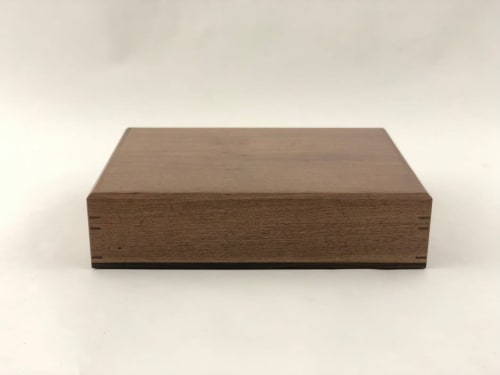 Desktop Humidor in Walnut | Furniture by Brian Holcombe Woodworker