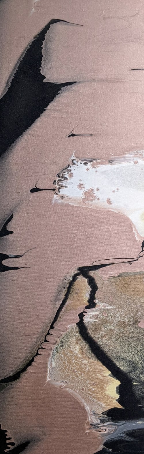 RoseGold | Oil And Acrylic Painting in Paintings by Carrie Rodak Fine Art