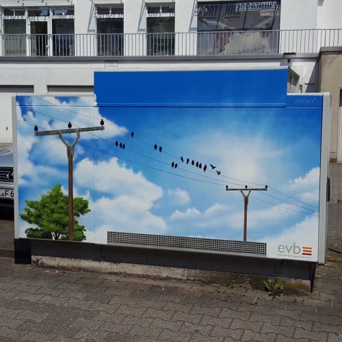 Electric Box Mural | Street Murals by SMOE NOVA | Energieversorgung Beckum in Beckum