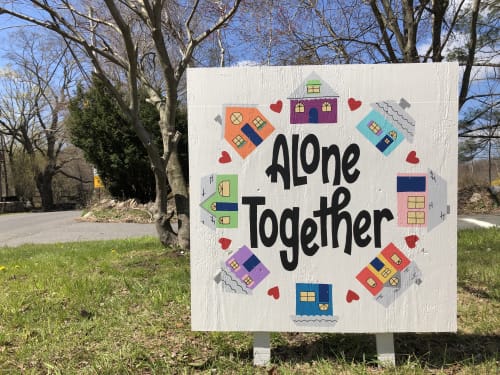Alone Together | Signage by Two Brushes