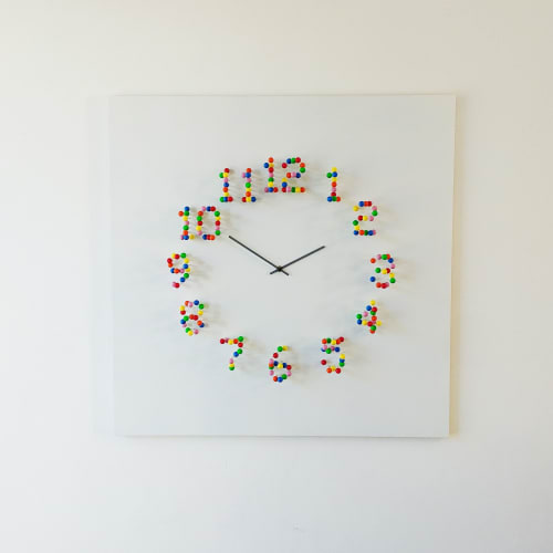 MOCAP discodip | Clock in Decorative Objects by JAN PAUL