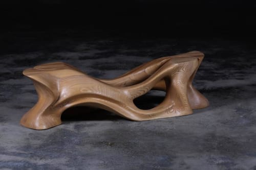 Amorph Crux Coffee Table, Stained Honey | Tables by Amorph