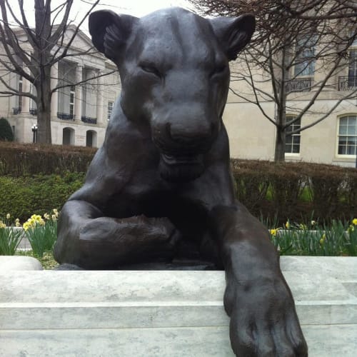 Tiger Bronze Sculpture | Public Sculptures by Kaskey Studio LLC | National Law Enforcement Officers Memorial in Washington