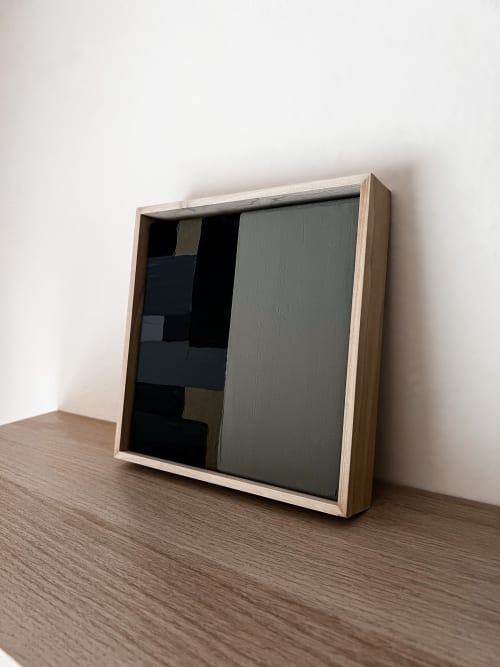 "Niche" Plaster, Acrylic Painting on Canvas | Oil And Acrylic Painting in Paintings by je.nicci