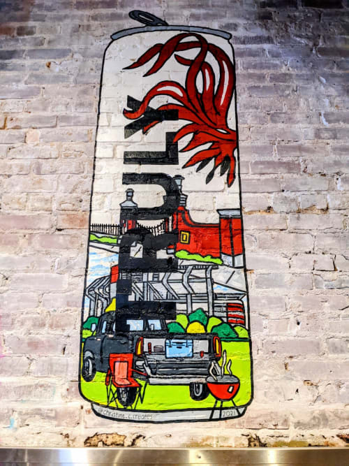 TRULY Hard Seltzer: UofSC Edition | Street Murals by Girls Who Paint Murals