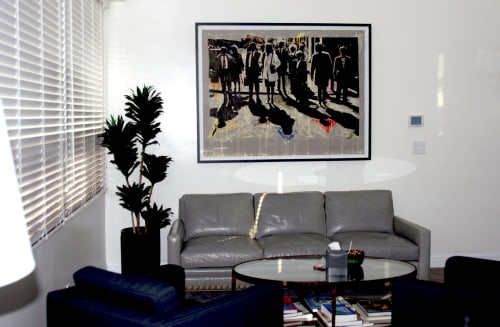 On the Curb | Mixed Media by Mario M. Muller