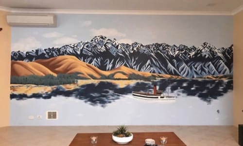 Remarkables Mural | Murals by Lara Ford