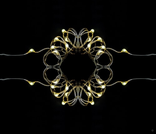 Illuminate 5, triptych photographic design | Paintings by Kate Wilson Fine Art | New England Institute of Technology in East Greenwich