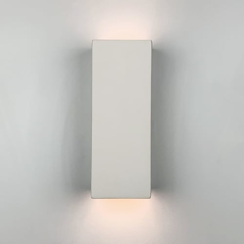 Flores Wall Sconce | Rectangular Ceramic Wall Sconce | Sconces by A19 Artisan Lighting