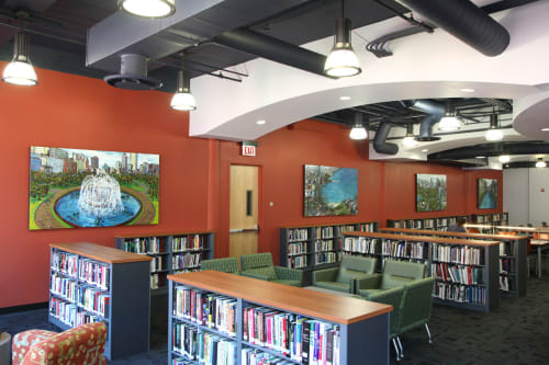 Commissioned Paintings | Paintings by Sue Averell | Robert Morris University Illinois in Chicago