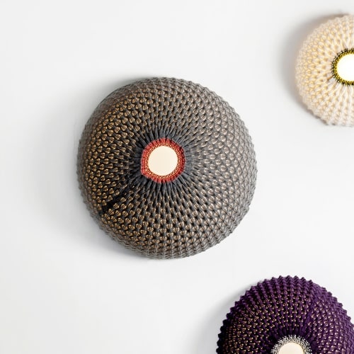Knitted Ceiling Lamp - Alti 50cm | Sconces by Ariel Zuckerman Studio