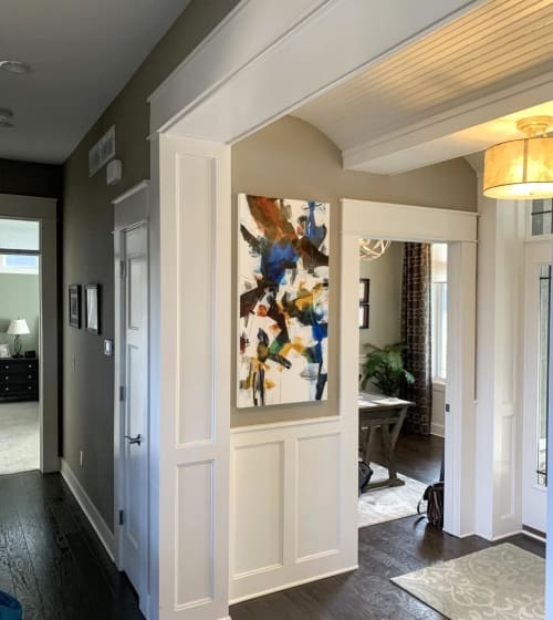 Commissioned painting Private residence, USA | Oil And Acrylic Painting in Paintings by Johanne Brouillette