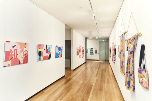 Pink Peace | Paintings by Ellen McKenna | Town Hall Gallery in Hawthorn