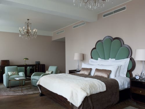 Shell Bed | Beds & Accessories by Rupert Bevan Ltd | Soho House Berlin in Berlin