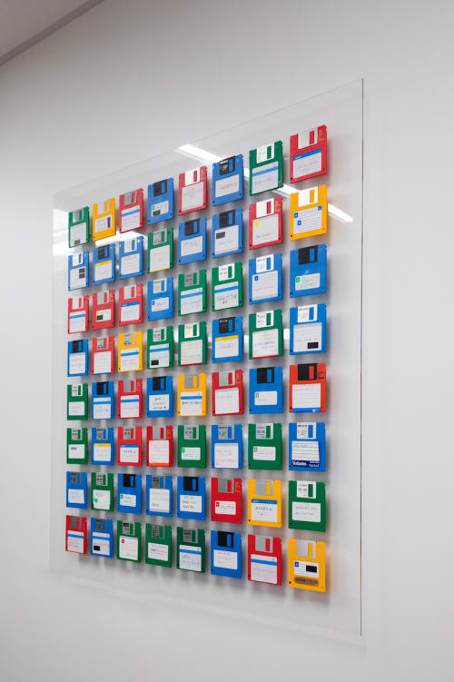 "Floppy" | Wall Sculpture in Wall Hangings by ANTLRE - Hannah Sitzer | Google Store in Redwood City