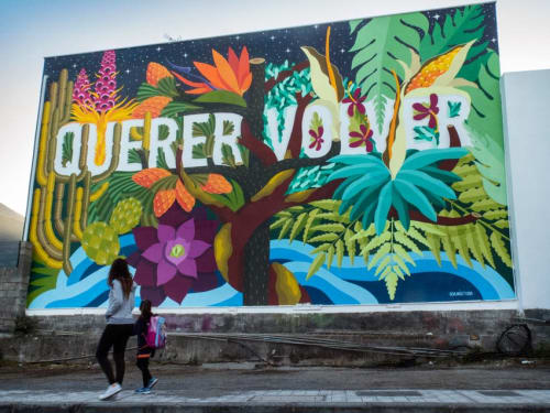 Querer volver | Street Murals by +Boa Mistura