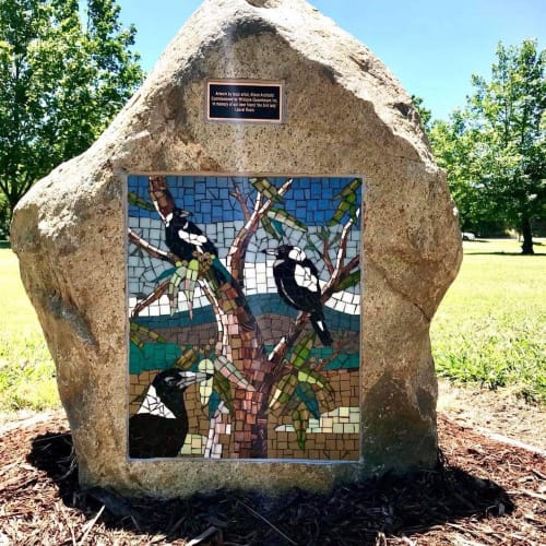 Public mosaic memorial | Public Mosaics by Alison Archbold