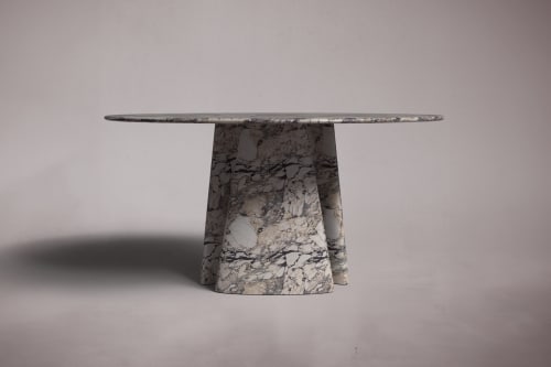 Marble Round Dining Table | Tables by HamamDecor LLC
