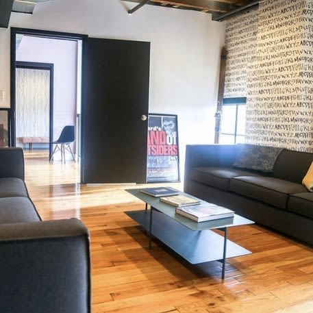 NYC Alphabet | Wall Treatments by Merenda Wallpaper | Dobbin Street in Brooklyn