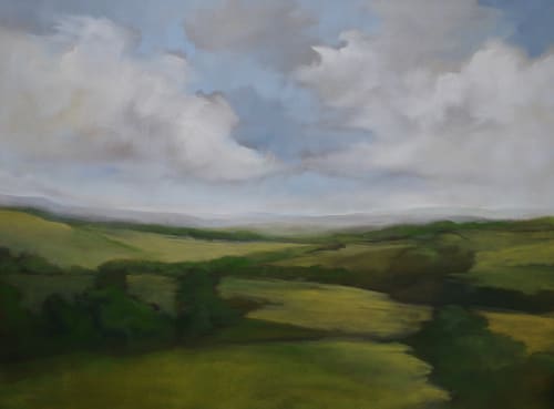 Hessen I + II | Oil And Acrylic Painting in Paintings by Caroline Adams