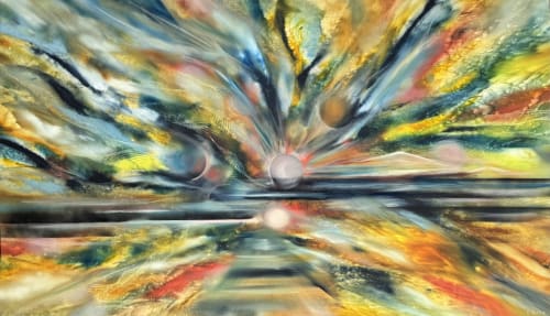 Lumerian Dream | Oil And Acrylic Painting in Paintings by Kozyuk Gallery