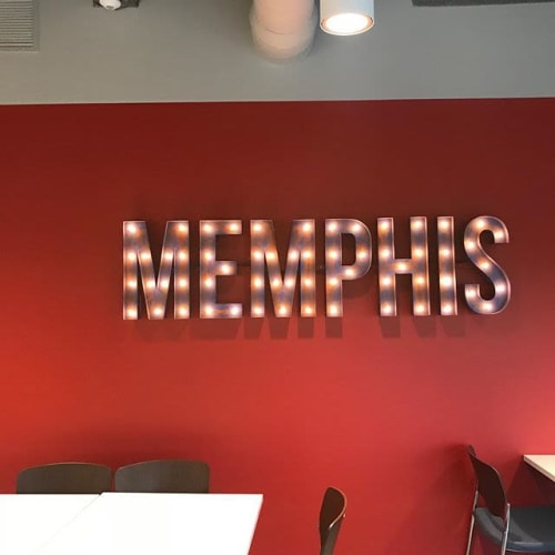 MEMPHIS Vintage Marquee Lights | Signage by Vintage Marquee Lights | BDO in Memphis