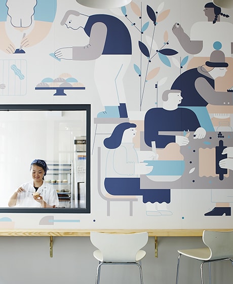 One Girl Cookies (Industry City), Bakeries, Interior Design