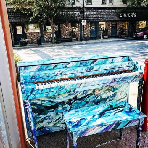 Piano Painting | Paintings by Monica Cohen