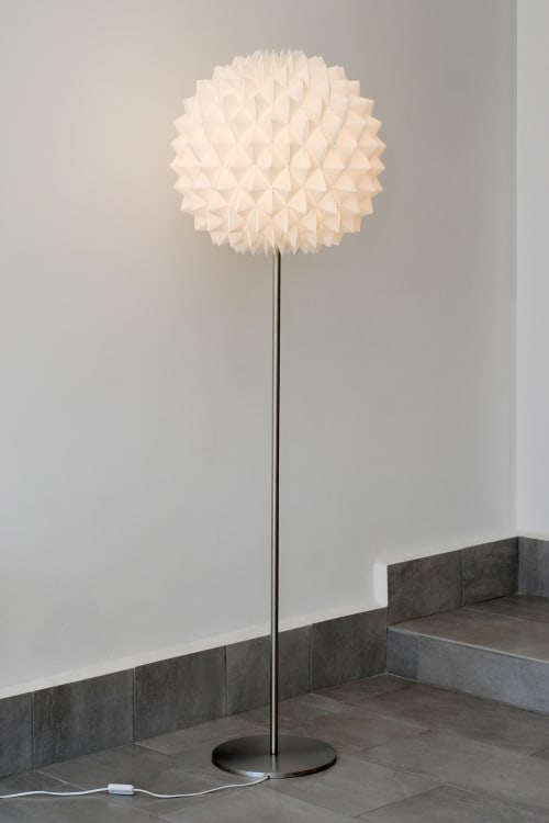 Modular Faceted Light Ball 50 Floor Lamp 170 | Lamps by ADAMLAMP