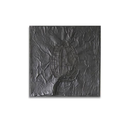 Collage Nero Uno | Oil And Acrylic Painting in Paintings by Kim Fonder