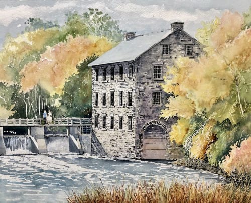 Memories of Manotick | Oil And Acrylic Painting in Paintings by Maurice Dionne FINEART