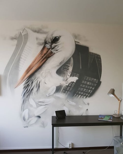 Artdrenaline | Murals by Artdrenaline | The Hague Teleport Hotel in Den Haag