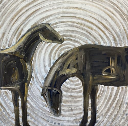 In It Together | Oil And Acrylic Painting in Paintings by KIRSTEN KAINZ