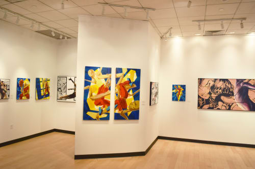 Art Exhibit - Form/Contrast by Mensah Bey & Christopher Kozak | Art Curation by Mensah Bey | MacArthur Center in Norfolk