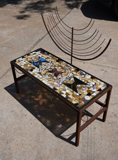 Mixed media Mosaic Sculpture | Public Mosaics by Permanent Flower Studio