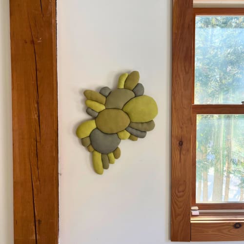 Glimmers in Green | Wall Sculpture in Wall Hangings by Sienna Martz