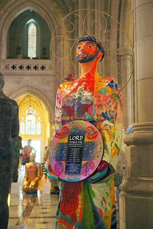 St Francis | Sculptures by Christina Saj Fine Art and Design | The National Cathedral, Washington, D.C. in Washington