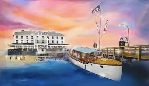 Belle Harbor yacht club | Murals by Lia Art | Belle Harbor Yacht Club in Queens