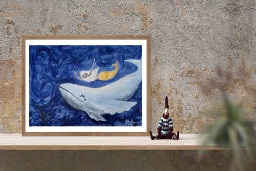 Go with the flow | Oil And Acrylic Painting in Paintings by Elena Parau