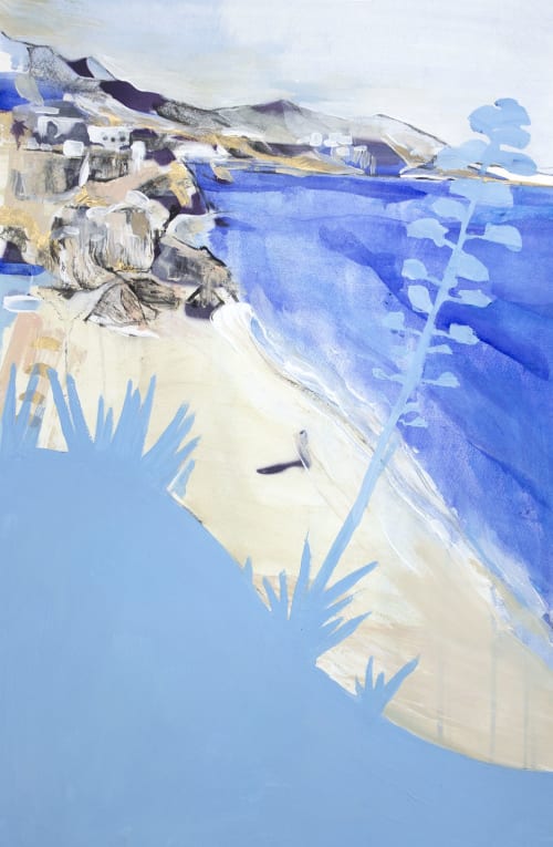 Between Sea & Sky | Oil And Acrylic Painting in Paintings by Hannah Adamaszek