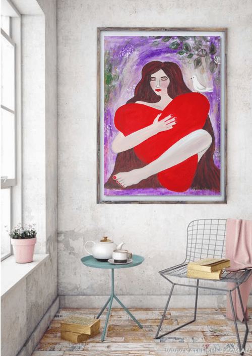 Dragoste | Paintings by Elena Parau