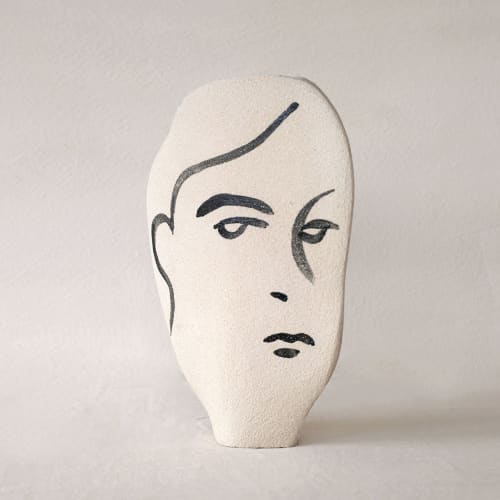 Ceramic Vase ‘Frida N°1’ | Vases & Vessels by INI CERAMIQUE