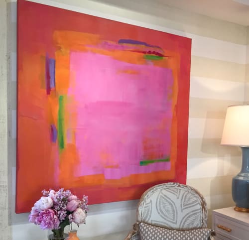 La Vie en Rose | Oil And Acrylic Painting in Paintings by Kat Evans