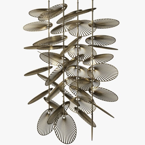 QZ0337 LEAF CASCADE | Chandeliers by alanmizrahilighting | New York in New York