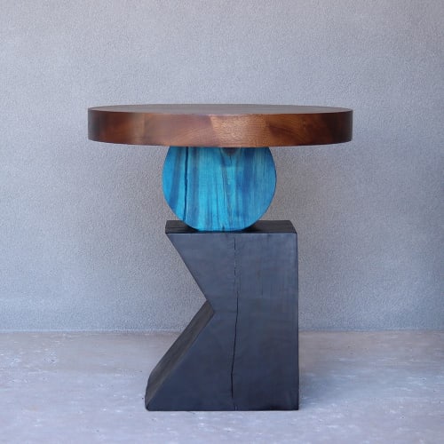 Lazlo Sculptural End Table | Tables by Pfeifer Studio