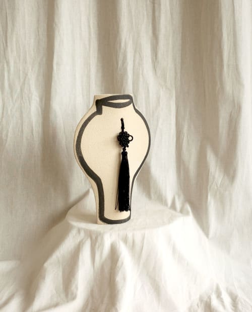 Ceramic Vase ‘Braided Dal’ | Vases & Vessels by INI CERAMIQUE